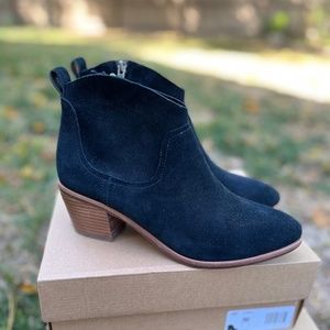 UGG Black Suede Ankle Boot